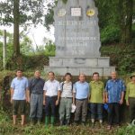 VNU-Central for Institute of Natural Resources and Environment Studies inspects the care and protection of planted forests in Ba Vi National Park under the Forest Restoration Project funded by AEON Environment Fund, Japan